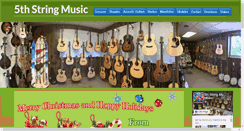 Desktop Screenshot of 5thstringmusic.com
